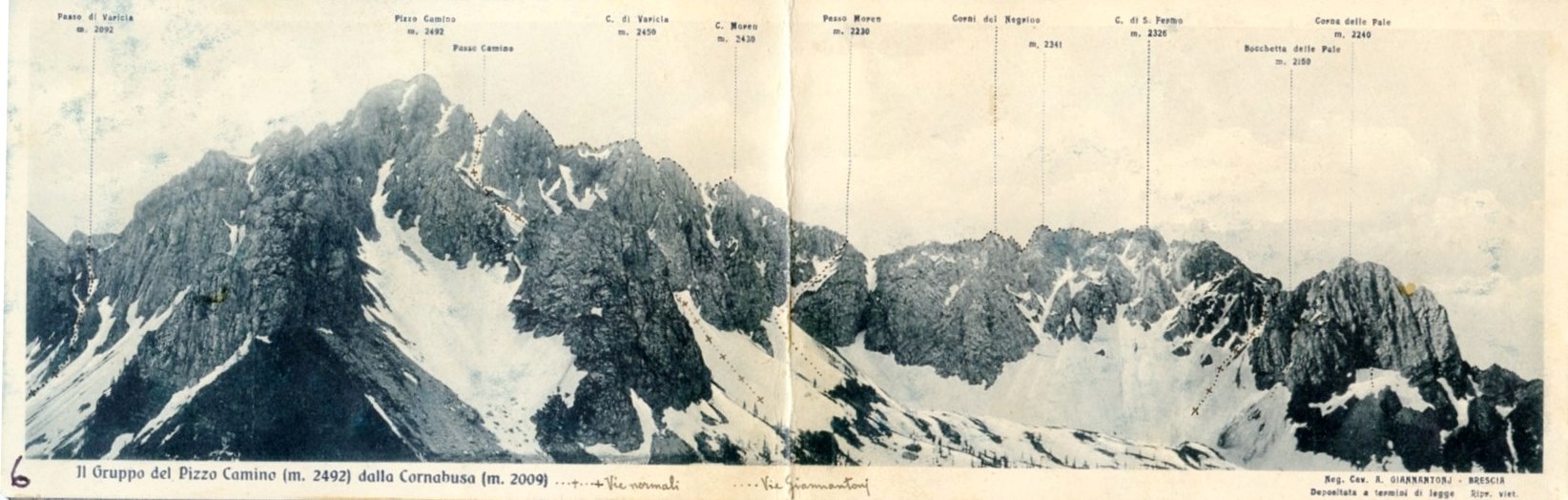 Il gruppo del Pizzo Camino