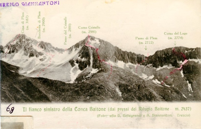 Il fianco sinistro della conca Baitone