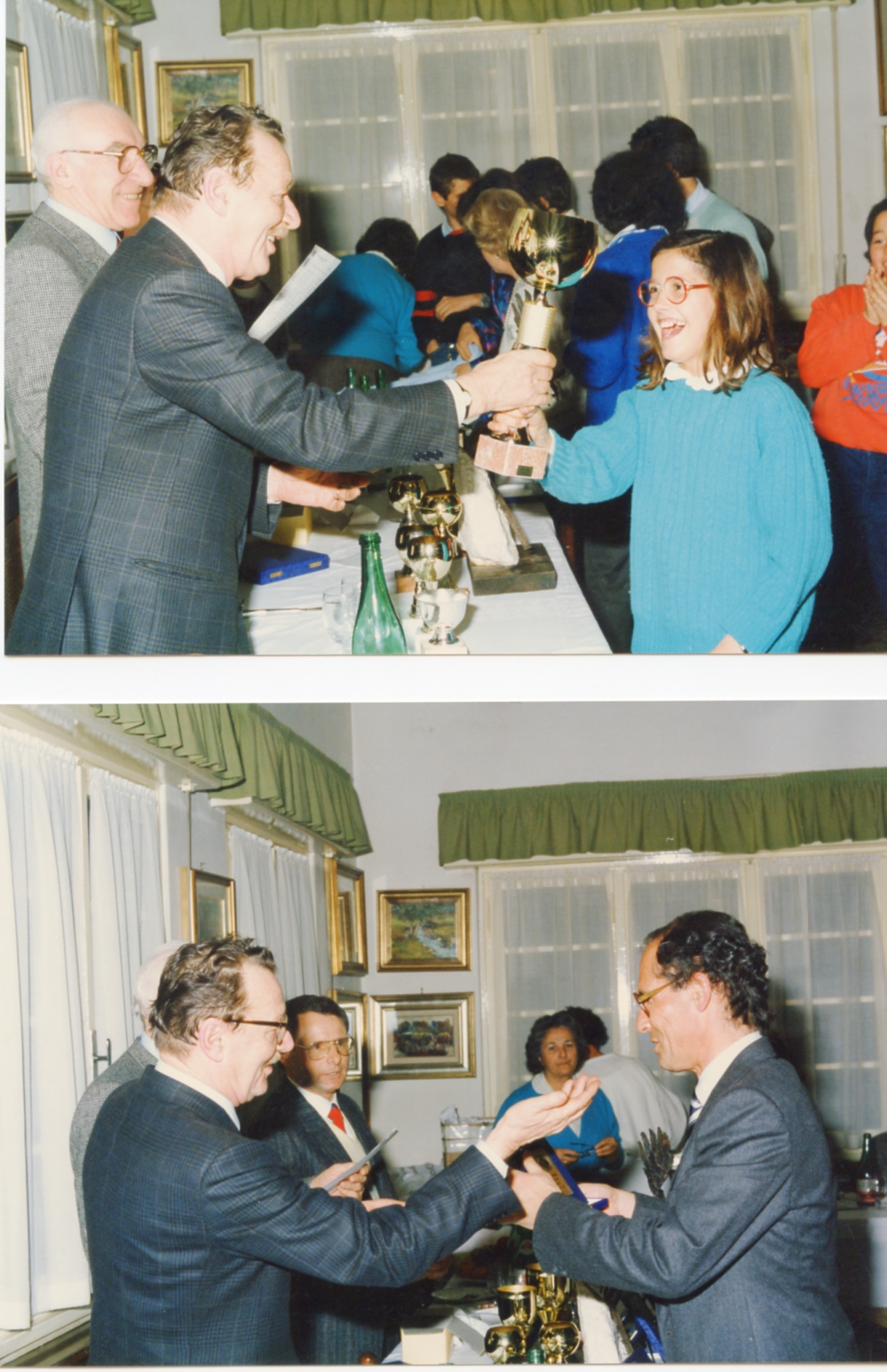 Foto premiazioni del 10 aprile 1987